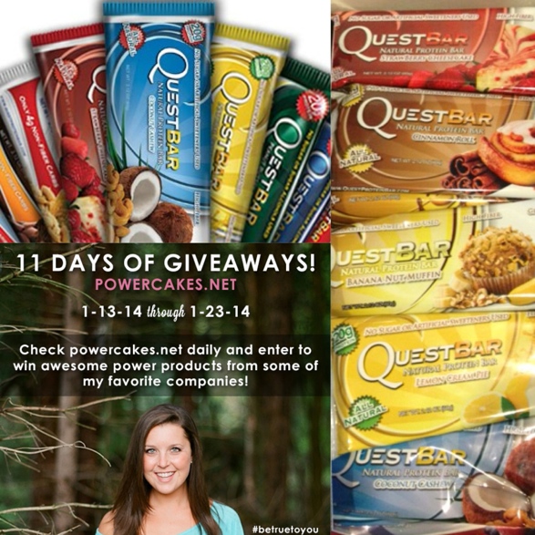quest giveaway via @powercakes