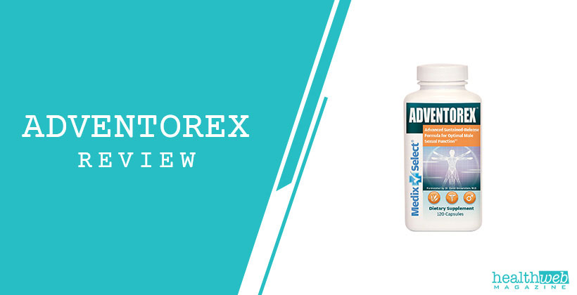 Adventorex Review – Male Sexual Health & Circulatory Support Supplement Bottle