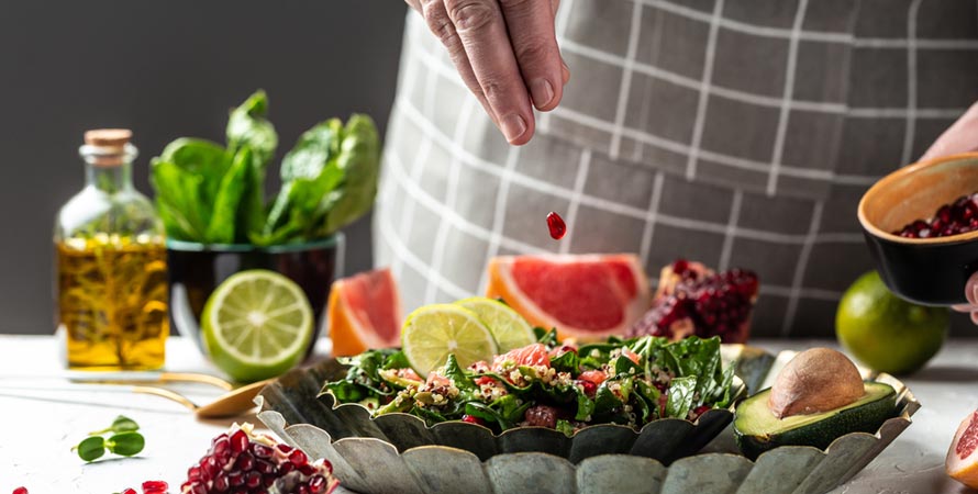 Low-calorie salad dressing