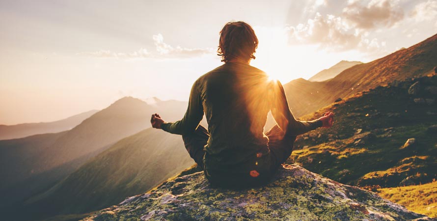Meditator learns