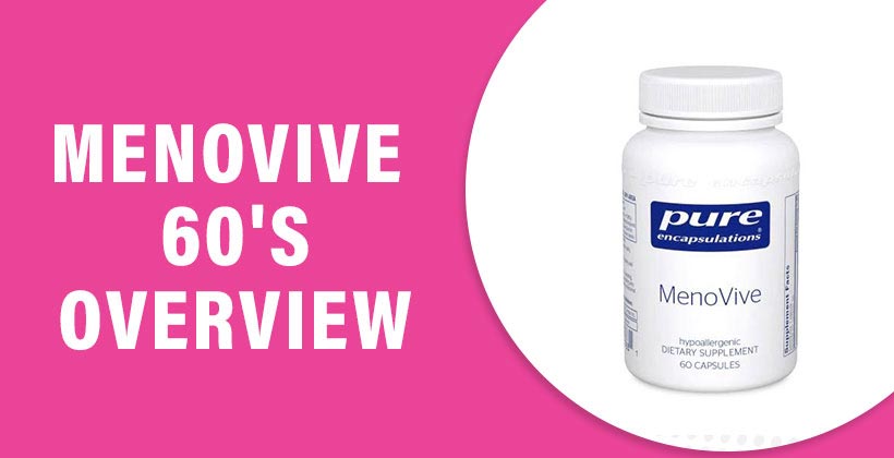 MenoVive 60’s Review – Natural Menopause Support Supplement Bottle