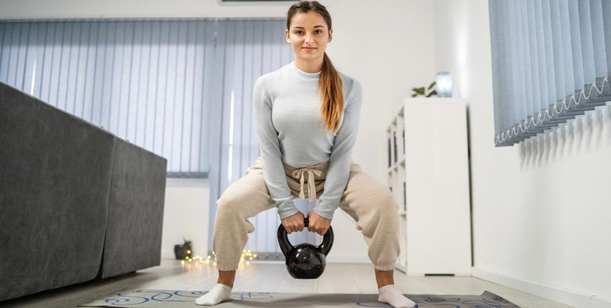 Kettlebell swings
