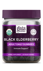 Gaia Herbs Black Elderberry Gummies