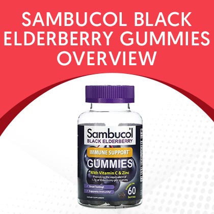 Sambucol Black Elderberry Gummies