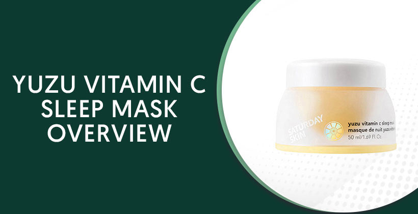Yuzu Vitamin C Sleep Mask