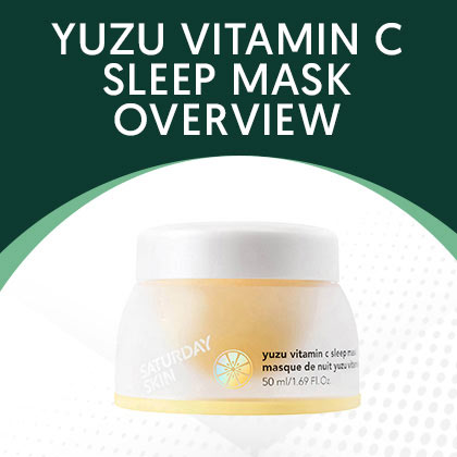 Yuzu Vitamin C Sleep Mask