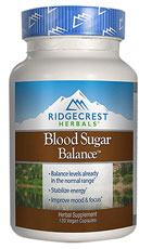 RidgeCrest Herbals Blood Sugar Balance