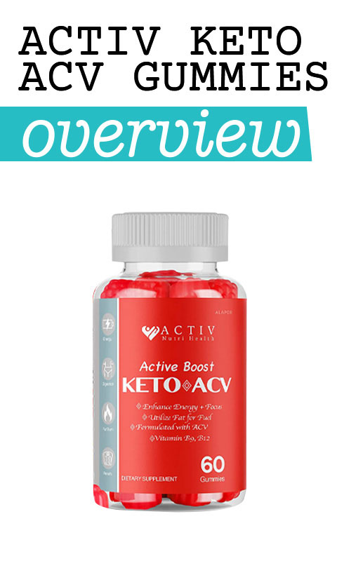 Activ Keto ACV Gummies