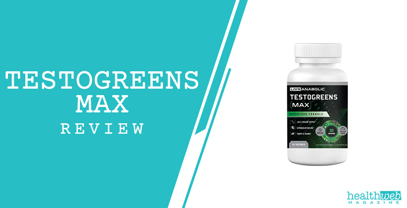 TestoGreens MAX Review – Bottle Image of Men’s Testosterone Booster Supplement