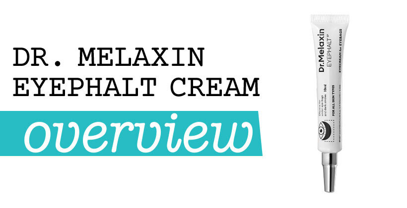 Dr. Melaxin Eyephalt Cream Bottle – Dr. Melaxin Eyephalt Cream Review