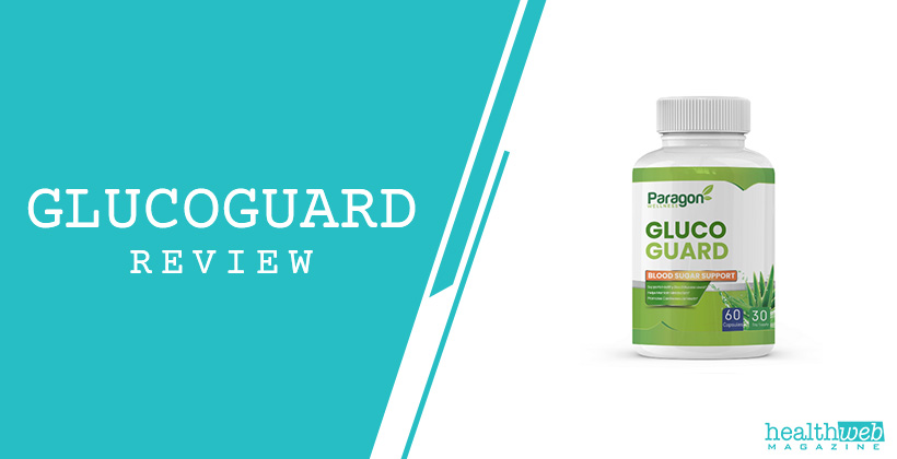 GlucoGuard Review – Bottle of GlucoGuard Blood Sugar Support Dietary Supplement