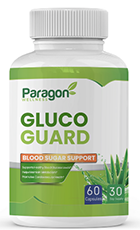 GlucoGuard Review – Bottle of GlucoGuard Blood Sugar Support Dietary Supplement