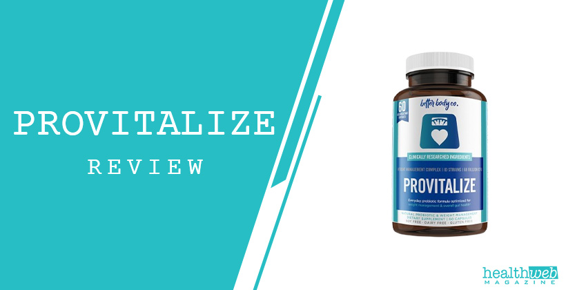Provitalize Review – Bottle Image of Probiotic Weight Support Supplement