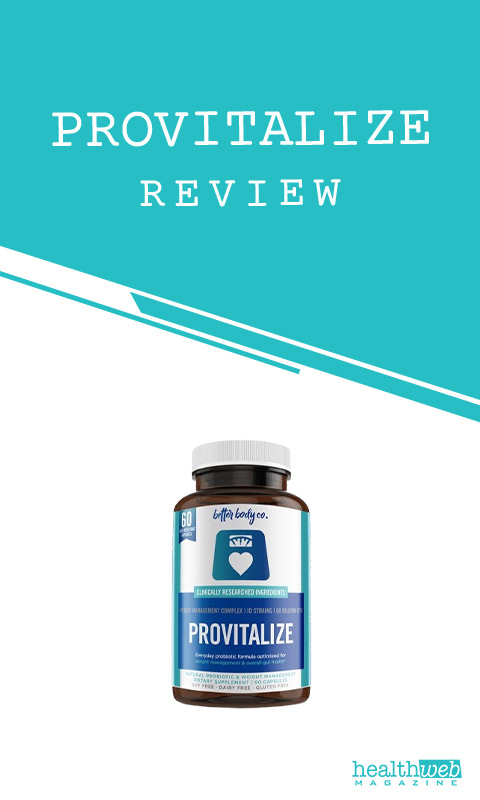 Provitalize Review – Bottle Image of Probiotic Weight Support Supplement
