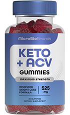 MicroBio Brands Keto ACV Gummies Review – Weight Loss & Ketosis Support Supplement Bottle