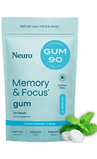 Neuro Memory & Focus Gum Review – NeuroGum Bottle for Cognitive Focus & Memory Support