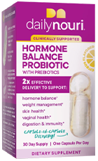 Nouri Probiotic Review – Gut Health Supplement Bottle Image