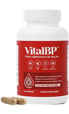 VitalBP Review – Blood Pressure Support Supplement Bottle for Heart Health & Circulation
