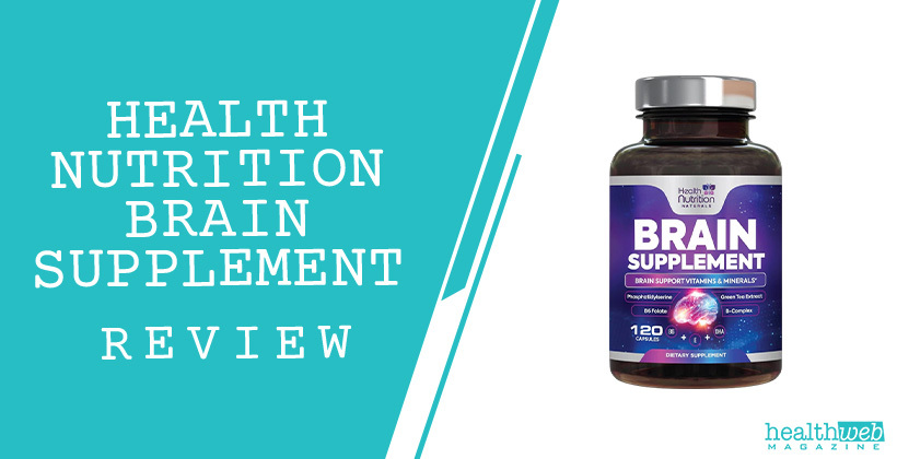 Health Nutrition Brain Supplement Review – Cognitive Support Bottle