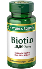 Nature’s Bounty Biotin Bottle – Hair, Skin & Nails Supplement | Product Review