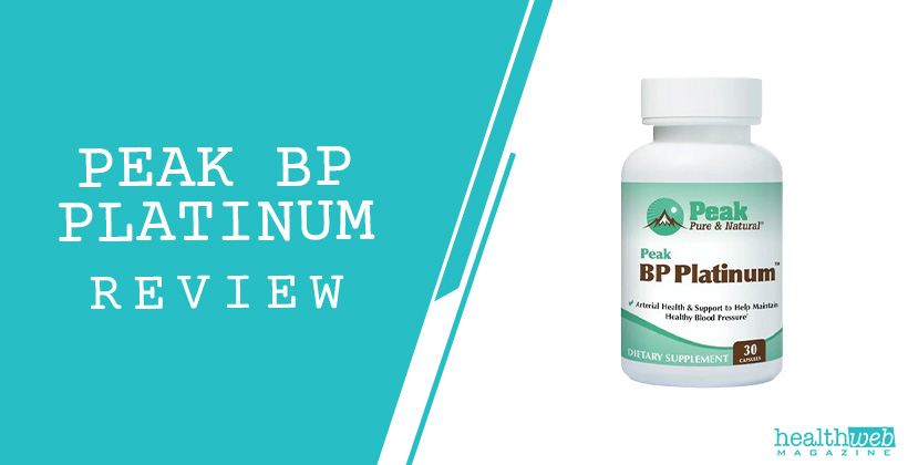 Peak BP Platinum Bottle – Peak BP Platinum Review for Heart & Blood Pressure Support