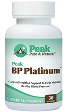 Peak BP Platinum Bottle – Peak BP Platinum Review for Heart & Blood Pressure Support