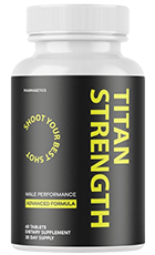 Titan Strength Review – Men’s Health Supplement Bottle Image