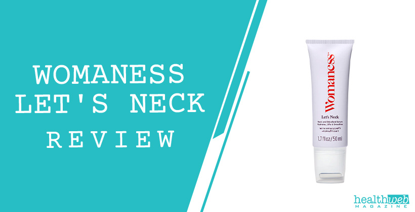 Womaness Let's Neck Review – Firming Neck & Décolleté Serum Bottle