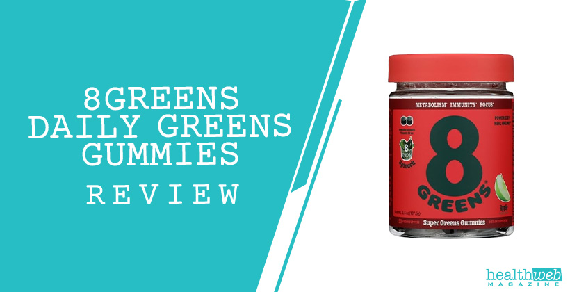 8Greens Daily Greens Apple Gummies Review – Bottle of Daily Green Supplement