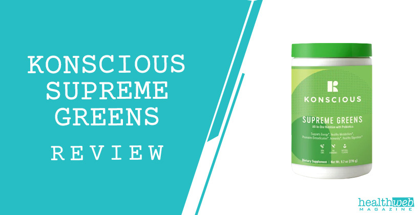 Konscious Supreme Greens Review – Superfood Supplement Bottle