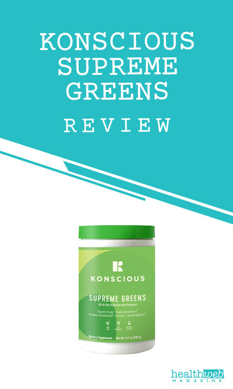 Konscious Supreme Greens Review – Superfood Supplement Bottle
