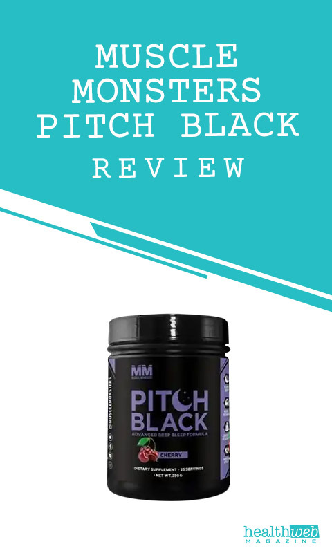 Muscle Monsters Pitch Black Bottle – Advanced Pre-Workout Supplement for Strength and Endurance
