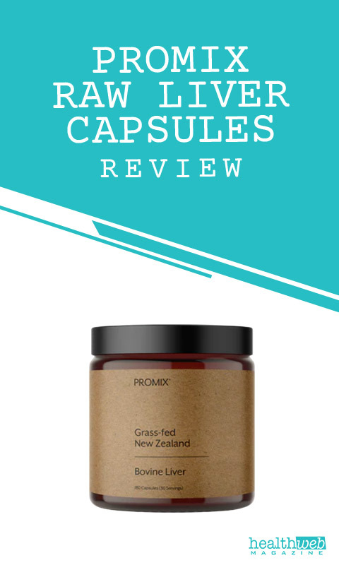 Promix Raw Liver Capsules Bottle for Liver Health Support
