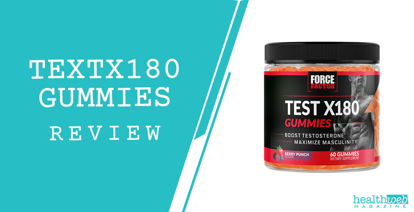 Test X180 Gummies Review – Bottle Image for Male Vitality