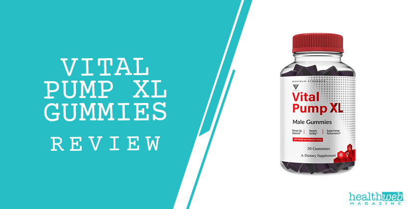 Vital Pump XL Gummies Review – Dietary Supplement Bottle