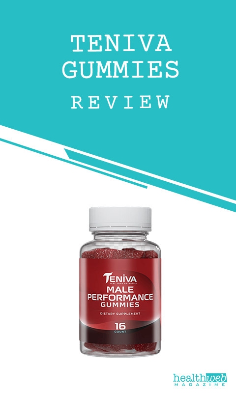 Teniva Gummies Review – Bottle of Male Enhancement Supplement with Herbal Extracts