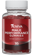 Teniva Gummies Review – Bottle of Male Enhancement Supplement with Herbal Extracts