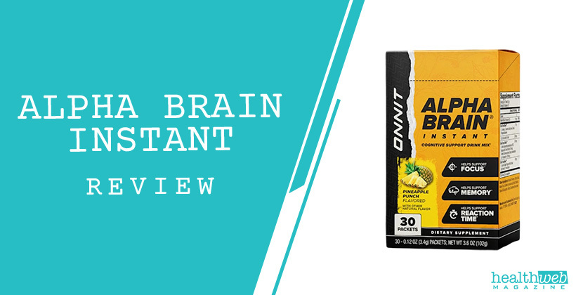 Alpha Brain Instant Review – Nootropic Drink Mix Bottle