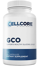 CellCore GCO Review – Bottle Image of Blood Sugar Support Supplement
