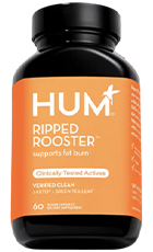 Hum Ripped Rooster Review – Fat Burner Supplement Bottle