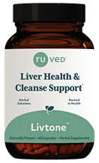 Herbal Liver Support Supplement Bottle for Liver Health & Detox