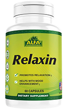 Relaxin Review – Anxiety and Stress Relief Supplement Bottle