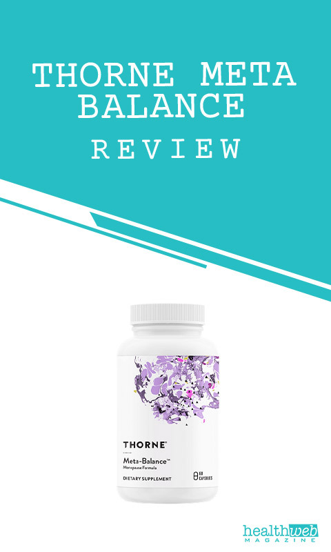 Thorne Meta Balance Review – Menopause Support Supplement Bottle