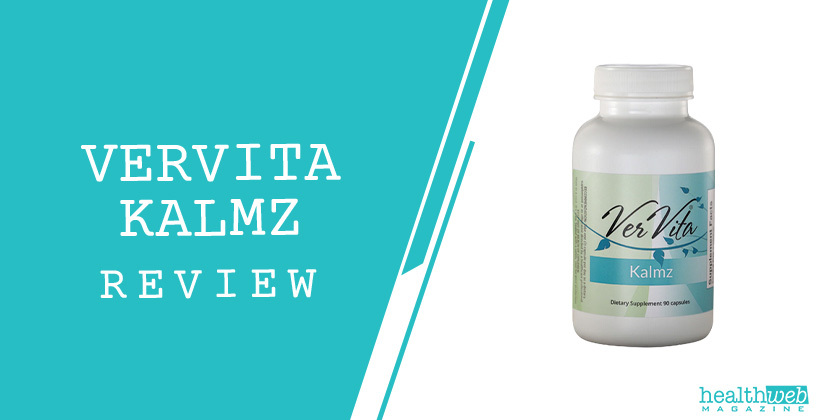 Vervita Kalmz Review – Natural Stress & Pain Relief Supplement Bottle