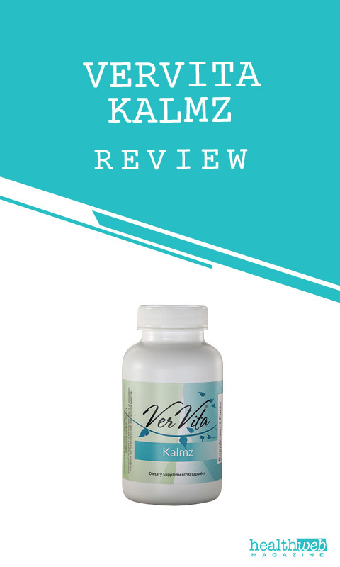 Vervita Kalmz Review – Natural Stress & Pain Relief Supplement Bottle