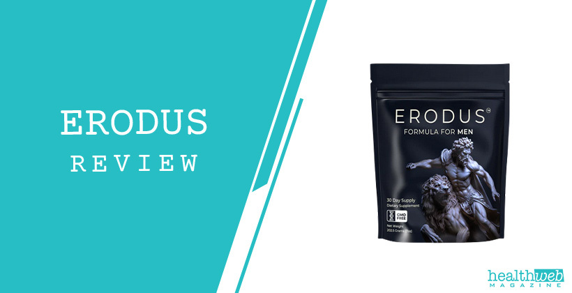 Erodus Review – Natural Male Enhancement Supplement Bottle