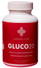 Gluco20 Review – Blood Sugar Support Supplement Bottle