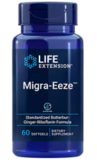 Life Extension Migra-Eeze Bottle – Natural Cranial Comfort Supplement | Life Extension Migra-Eeze Review