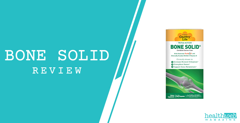 Bone Solid Review – Bottle of Bone Solid Bone Health Supplement for Strength and Bone Support