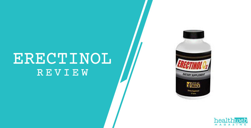 Erectinol Review – Bottle of Erectinol Male Performance Formula for ED Support